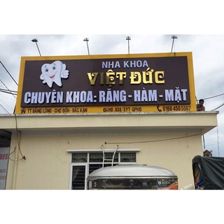 Cắt chữ tên shop tên cửa hàng chất liệu alu đen,trắng, alu gương vàng