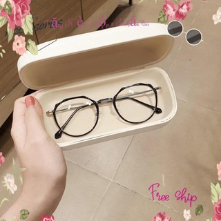 Cắt kính mắt cận-loạn Gọng kính cận tròn 8854