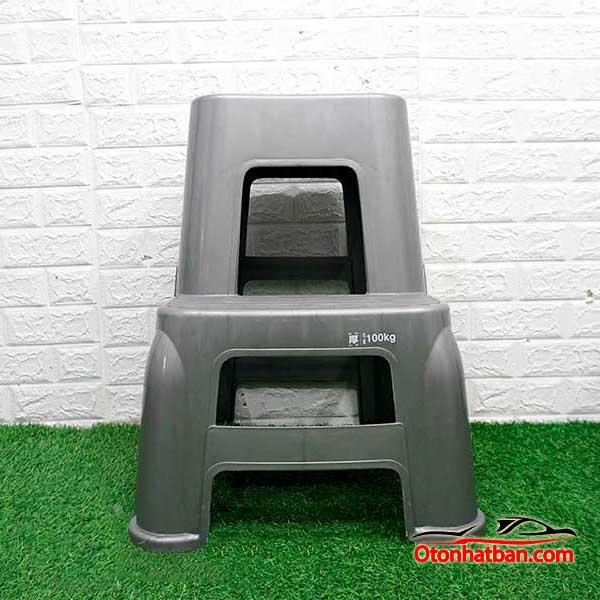 Ghế nhựa hai tầng rửa xe ô tô, thay dầu ô tô Taiwan ghế PVC nhựa chịu lực 200kg Nhật Bản Mart