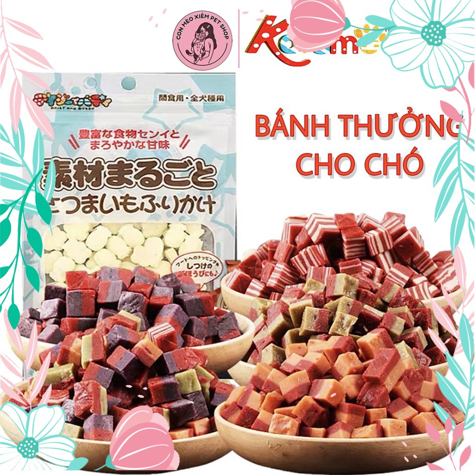 mika Bánh cho chó làm sạch răng dinh dưỡng 100gr - Thức ăn bánh thưởng huấn luyện tăng cân cho cún mè