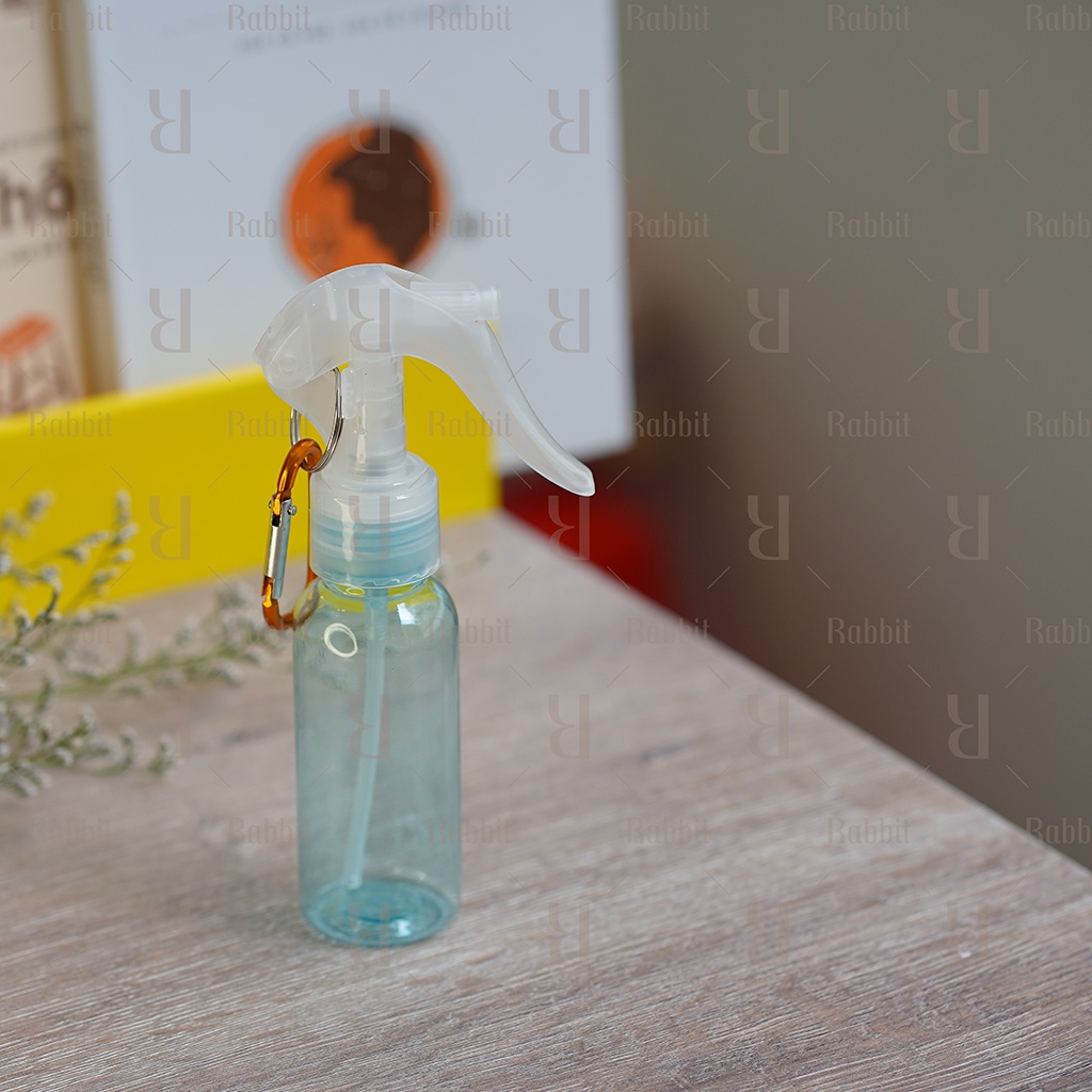 Chai lọ xịt khuẩn phun sương mini có móc treo Rabbit Lab 60ml