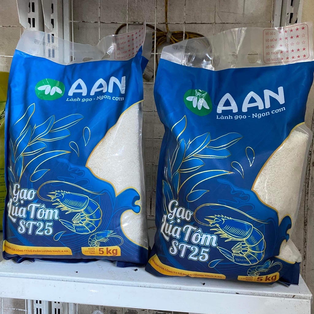 Gạo ST25 AAN LÚA TÔM CAM KẾT CHÍNH HÃNG