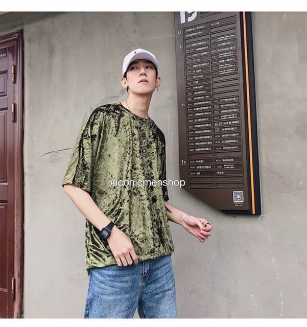 Áo thun nhung tuyết style unisex