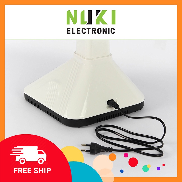 [NOWSHIP - GRAB] Quạt năng lượng mặt trời để bàn sạc tích điện Nuki 316