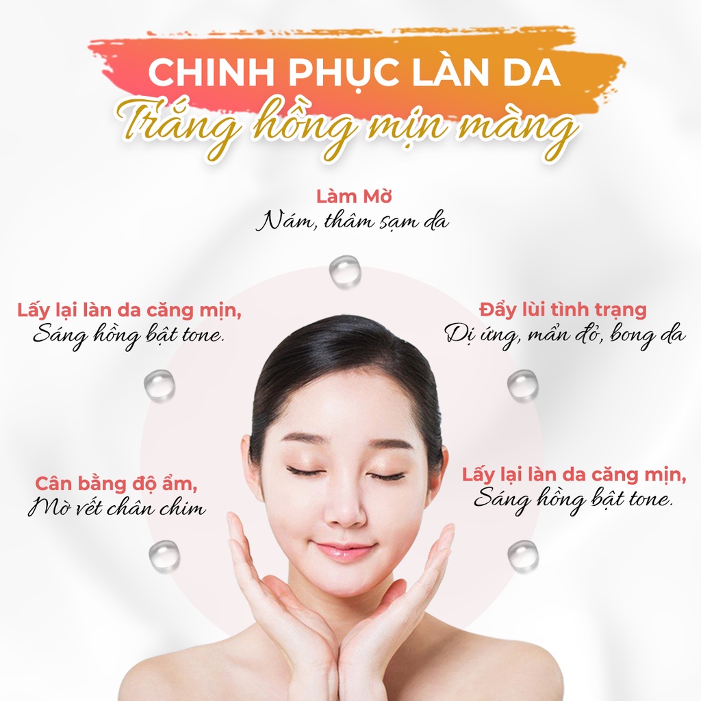 Kem Mờ Nám Tàn Nhang, Dưỡng Trắng Mờ Thâm Dành Cho Cả Da Nhạy Cảm Melasma White Perfect Cream 30g