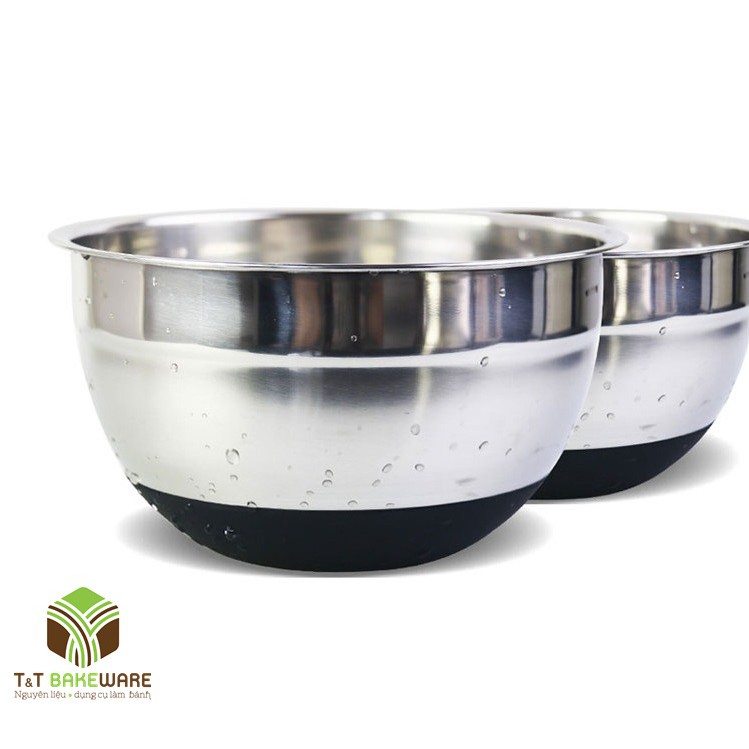 Tô trộn bột 20cm đáy ốp silicone