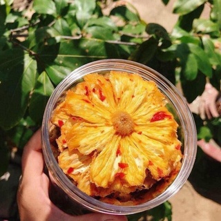 Thơm sấy muối ớt 250gram | nghiện store | freeship
