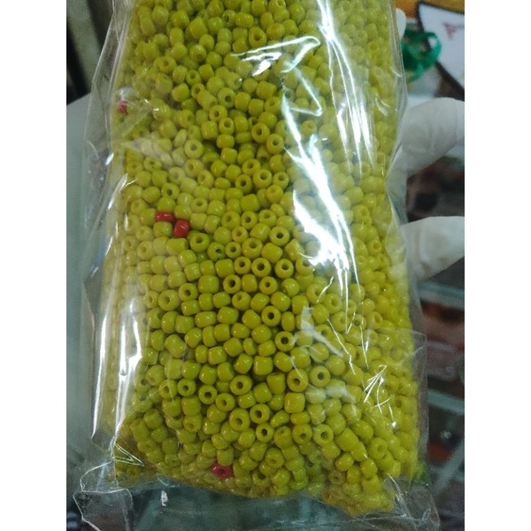 Túi 100g hạt nhựa Acrylic bẹt nhiều màu 3mm làm trang sức xỏ DIY handmade