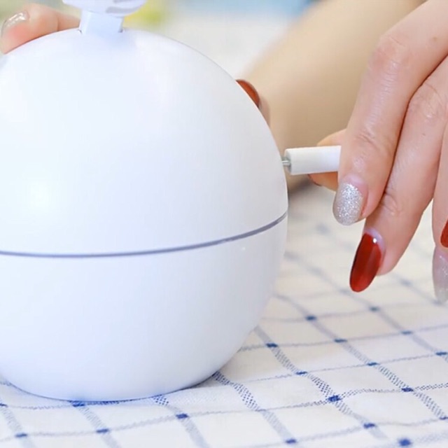 Quạt Phun Sương Mini Để Bàn Với Đèn LED 7 Màu 3 In 1