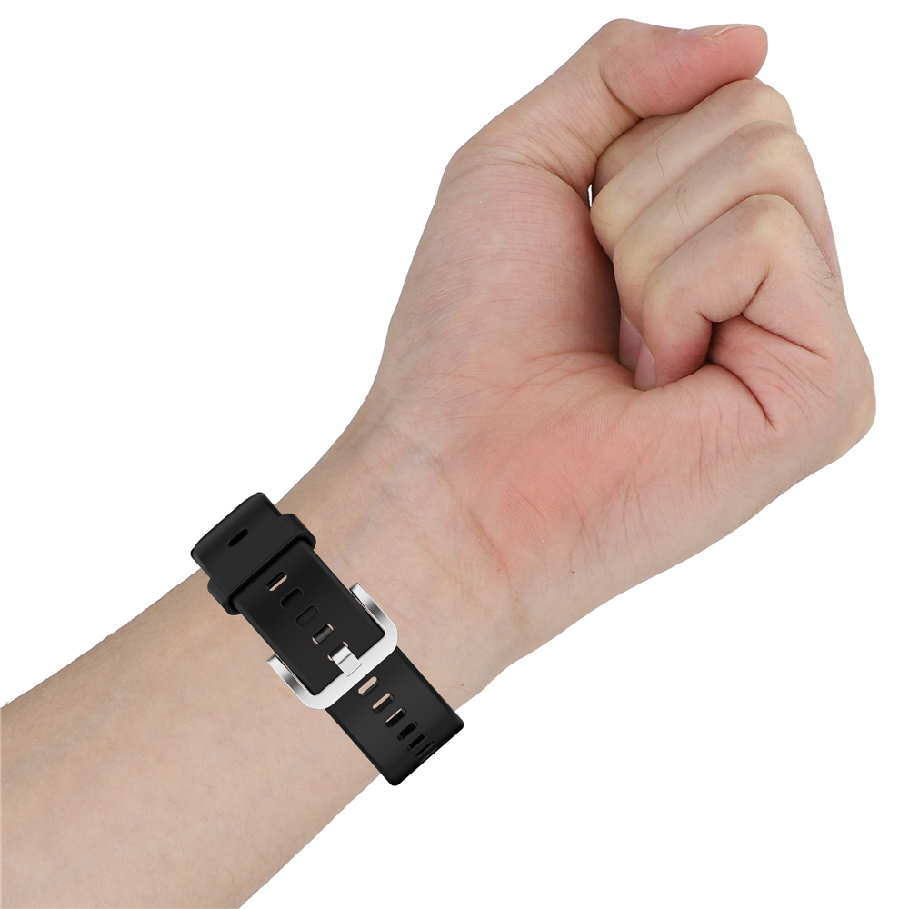 Dây Đeo Thay Thế Chất Liệu Silicon Màu Trơn Kiểu Dáng Thời Trang Cho Đồng Hồ Huawei Fit