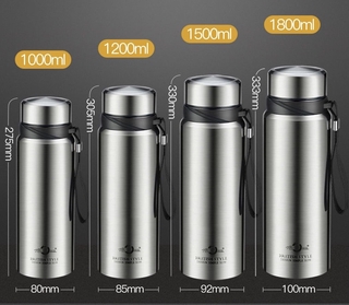 Bình nước không có nắp nhiều dung tích tùy chọn 420-1500ml tiện dụng