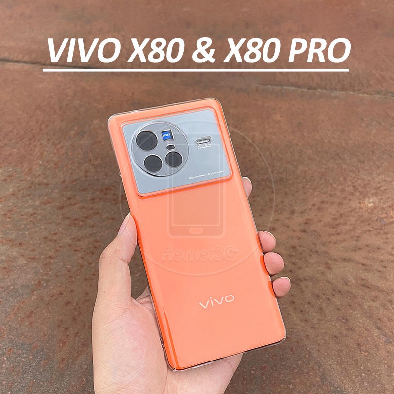 Ốp Điện Thoại PC Cứng Trong Suốt Siêu Mỏng Cho Vivo X80 Pro X80Pro