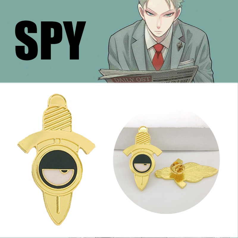 Ghim Cài Áo Kim Loại Phong Cách Anime SPY×FAMILY Twilight Loid Forger
