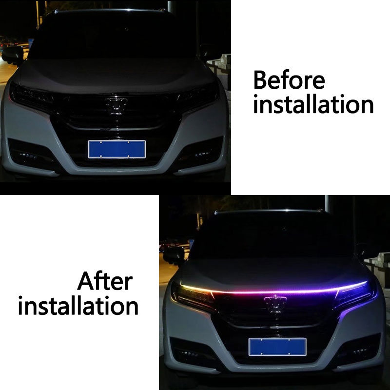 Dải đèn led LYMOYO RGB 12V kèm bộ điều khiển từ xa nhiều màu chuyên dùng trang trí mui xe hơi