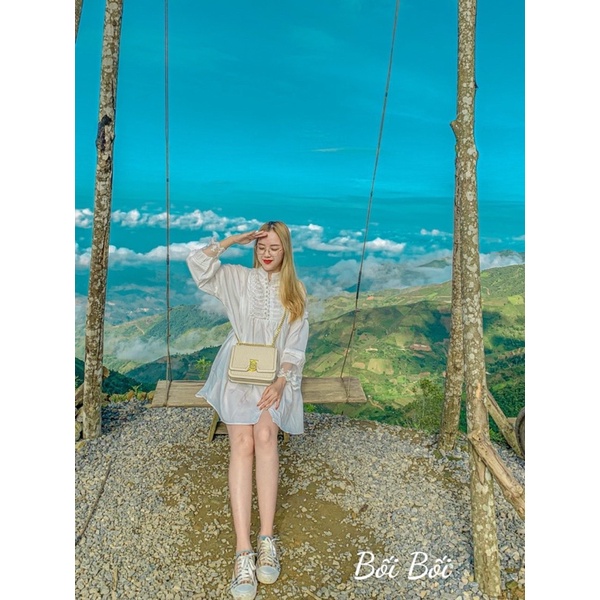 VÁY ĐŨI BABYDOLL TAY REN