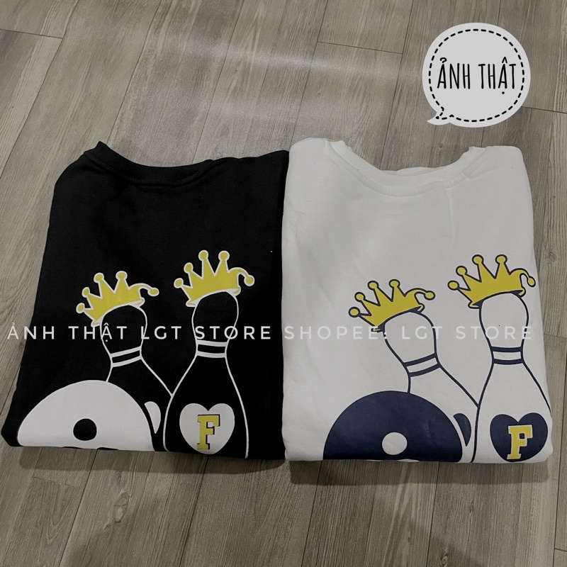 Áo khoác sweater [CÓ ẢNH THẬT] from rộng chất nỉ ngoại cao cấp in F42