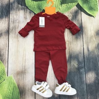 Bộ Cotton Borip trơn