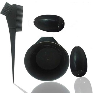 Bộ 4 món phụ kiện nhuộm tóc ( 1 Bát nhuộm , 1 Cọ nhuộm , 2 Đồ che tai)