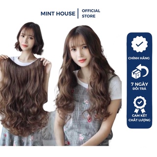Tóc kẹp phím xoăn 45cm