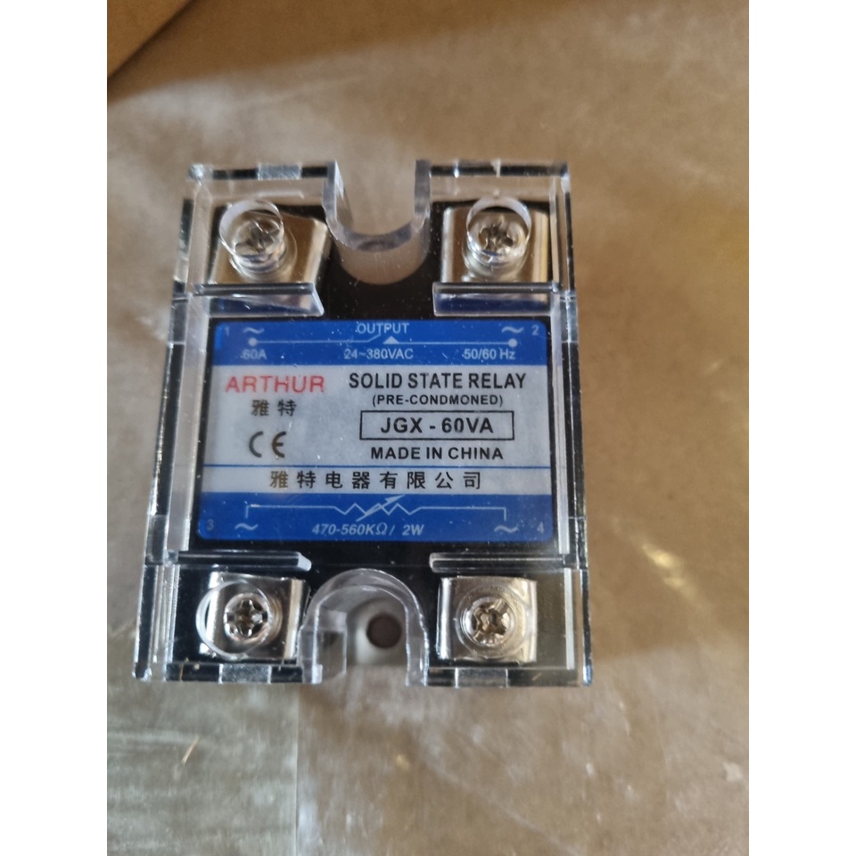 Rơ le bán dẫn Athur 100DA, 100VA, 100AA, 40VA, 40DA, 50VA, 60Va, 80VA, 40AA, đế tản nhiệt nhỏ, đế tản nhiệt to