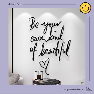 Chữ 3d dán tường "Be your own kind of beautiful"