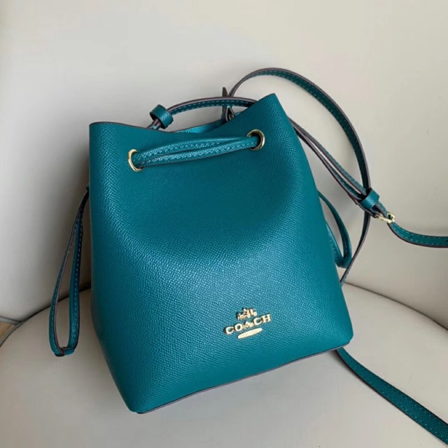 🛑 SẴN - TÚI COACH BUCKET DA XƯỚC 83718
