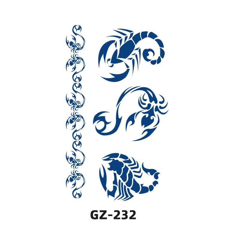 Miếng Dán Hình Xăm Bán Vĩnh Viễn Chống Nước Chống Mồ Hôi Lâu Trôi