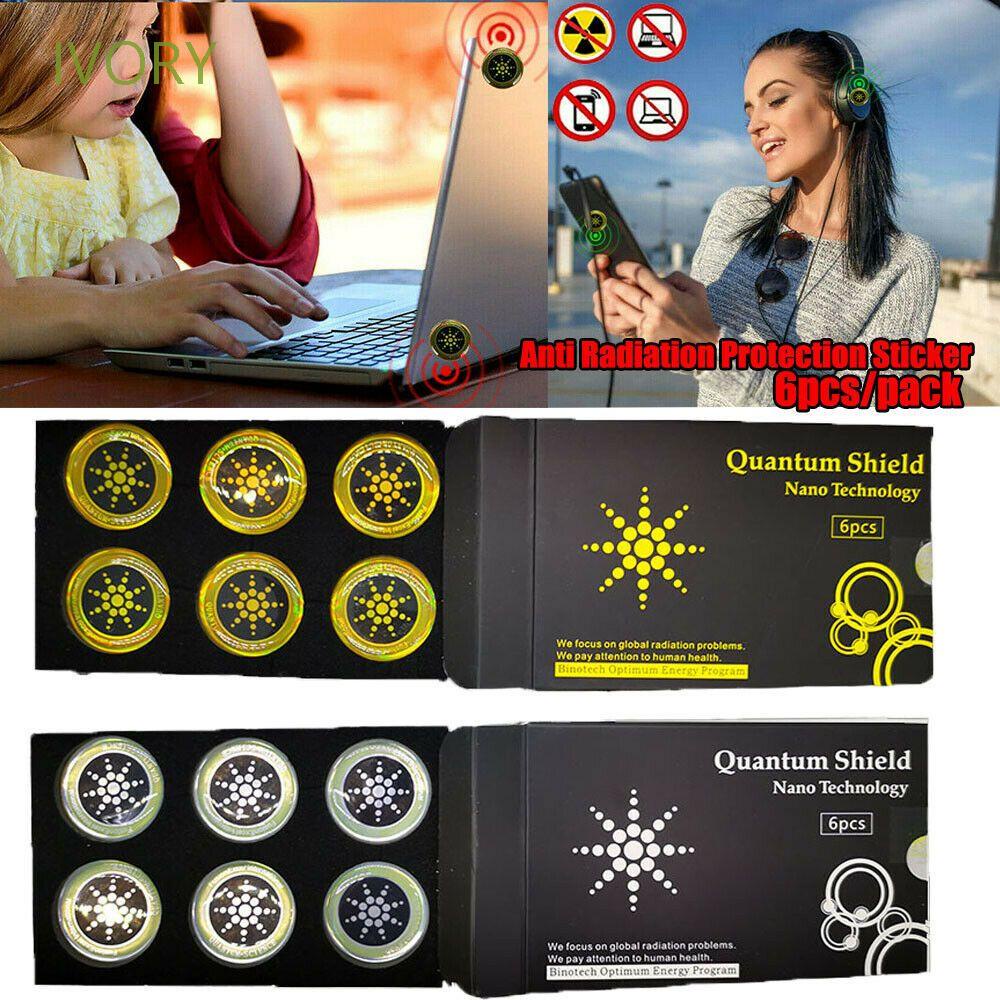 Miếng dán bảo vệ chống bức xạ hình tròn nhẹ nhiều màu sắc giảm căng thẳng cho điện thoại