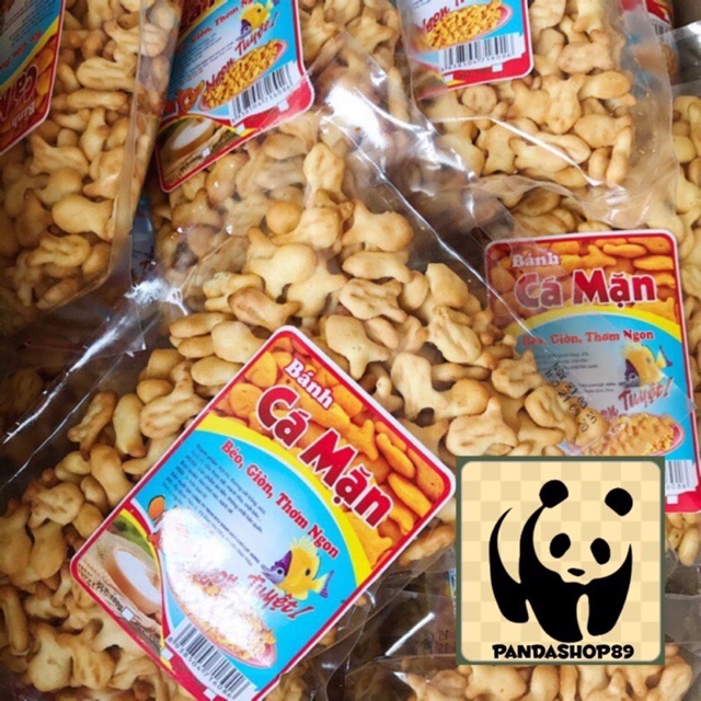 Bánh cá mặn đóng gói