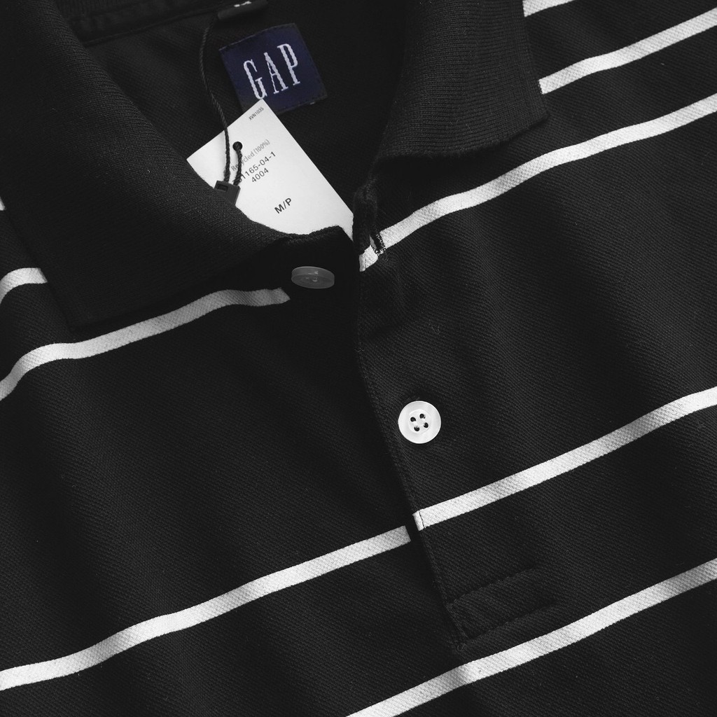 Áo polo kẻ ngang đơn giản 💥Size lớn > 100kg💥 Áo thun nam trung niên tinh tế GAP006 4M - Cotton cá sấu, chính hãng | BigBuy360 - bigbuy360.vn