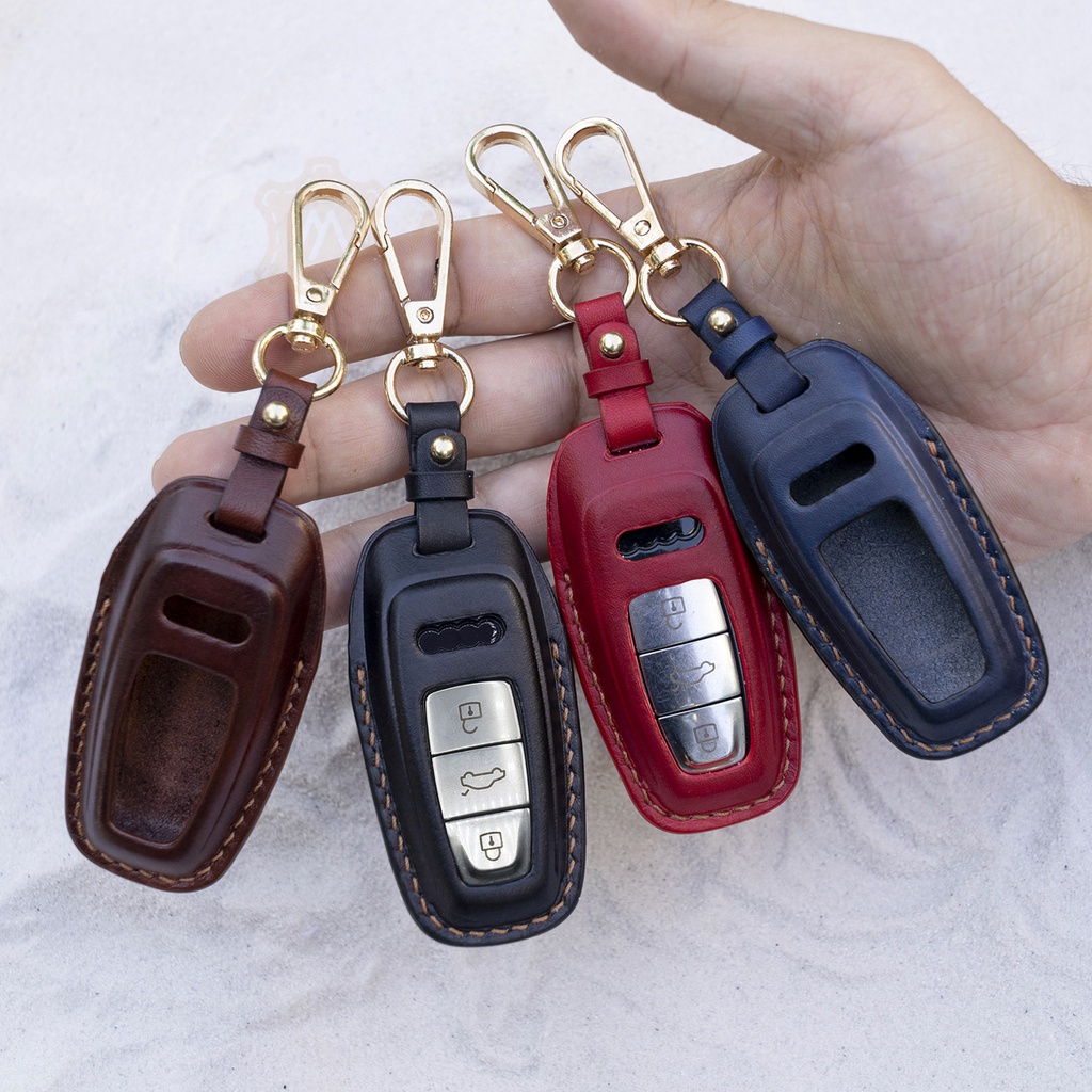 Bao da chìa khoá Audi A3 A6 A7 A8 E-Tron Q7 Q8 SQ7 SQ8 S3 S6 S7 RS6 RS7