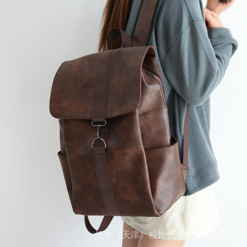 Schoolbag female Korean style high school Harajuku ulzzang Campus All-match College student backpack ins advanced backpack female