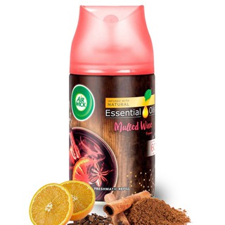 Bình xịt tinh dầu thiên nhiên Air Wick Mulled Wine 250ml QT09426 - cam, quế, đinh hương