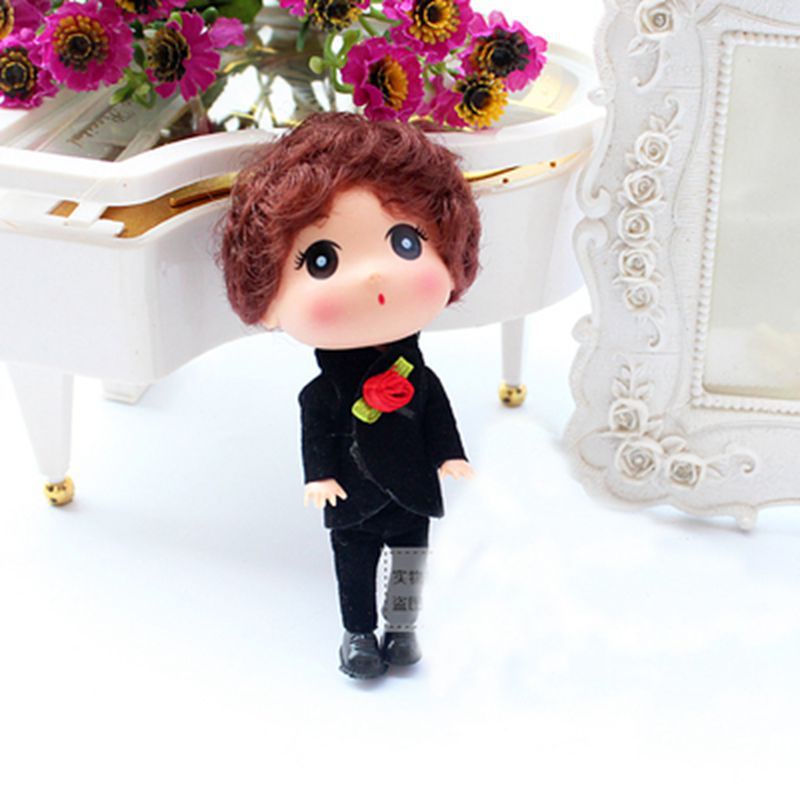 Búp bê trang trí bánh sinh nhật  búp bê Chipi nam 12cm
