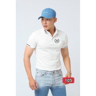 Áo thun nam cotton thêu cao cấp