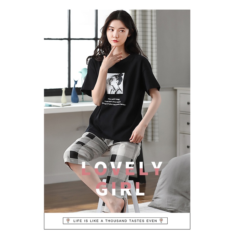 Đồ mặc nhà nữ đáng yêu chất cotton 100% BA5006 | BigBuy360 - bigbuy360.vn