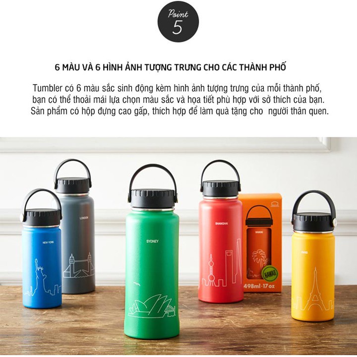 Bình Giữ Nhiệt Lock&Lock RigaTumbler (897ml)