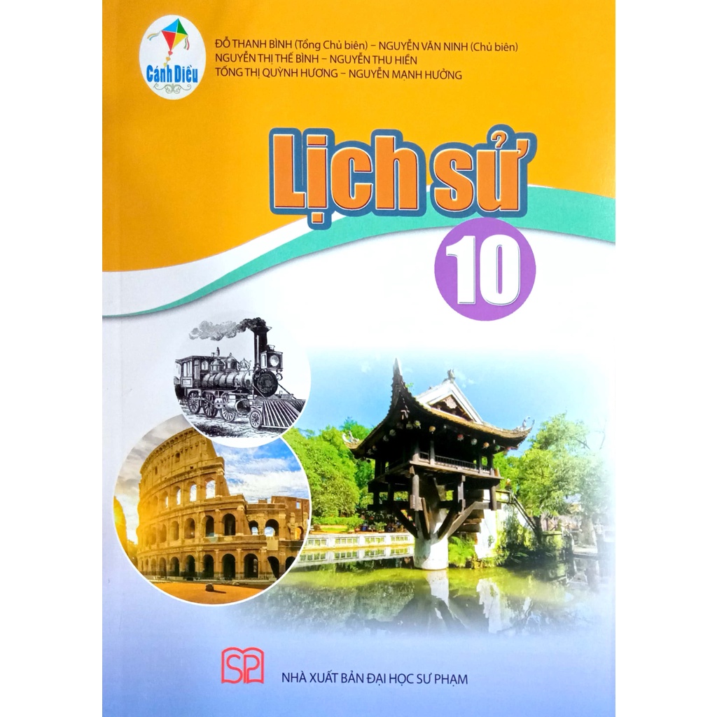 Sách giáo khoa Lịch Sử 10 - Cánh Diều - Bán kèm bao sách và 1 bút chì 2B