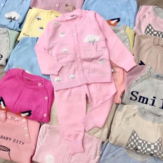 Combo 2 bộ len cho bé