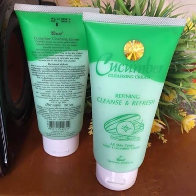 Sữa rửa mặt dưa leo Thái Lan Cucumber cleansing cream