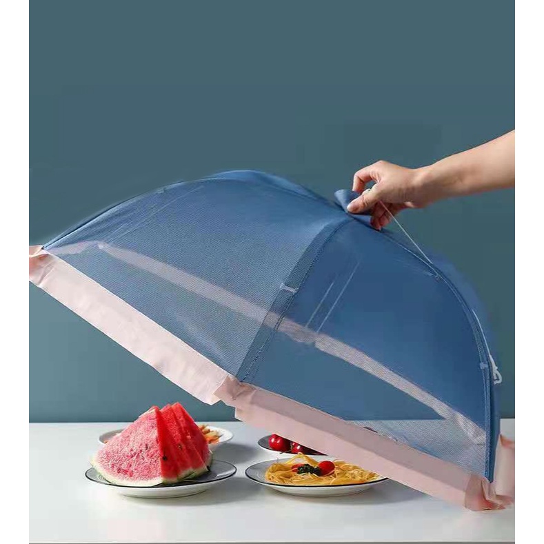 Lồng Bàn Dạng Lưới Chống Bụi Chống Ruồi Thời Trang Mùa Hè Có Thể Gấp Gọn Tiện Lợi Ốp