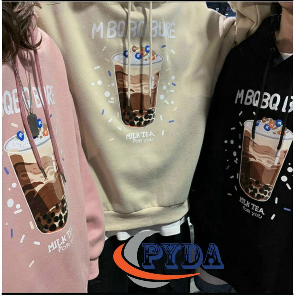 Áo hoodie Nam nữ có nón chất liệu vải da cá dáng rộng oversize phong cách Hàn Quốc TP048