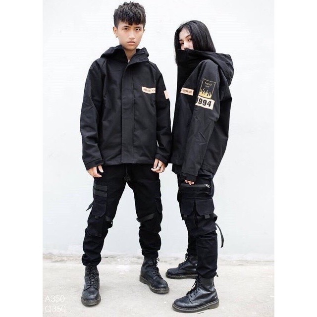 Áo khoác kaki túi hộp unisex form rộng 1994, ulzzang WIND