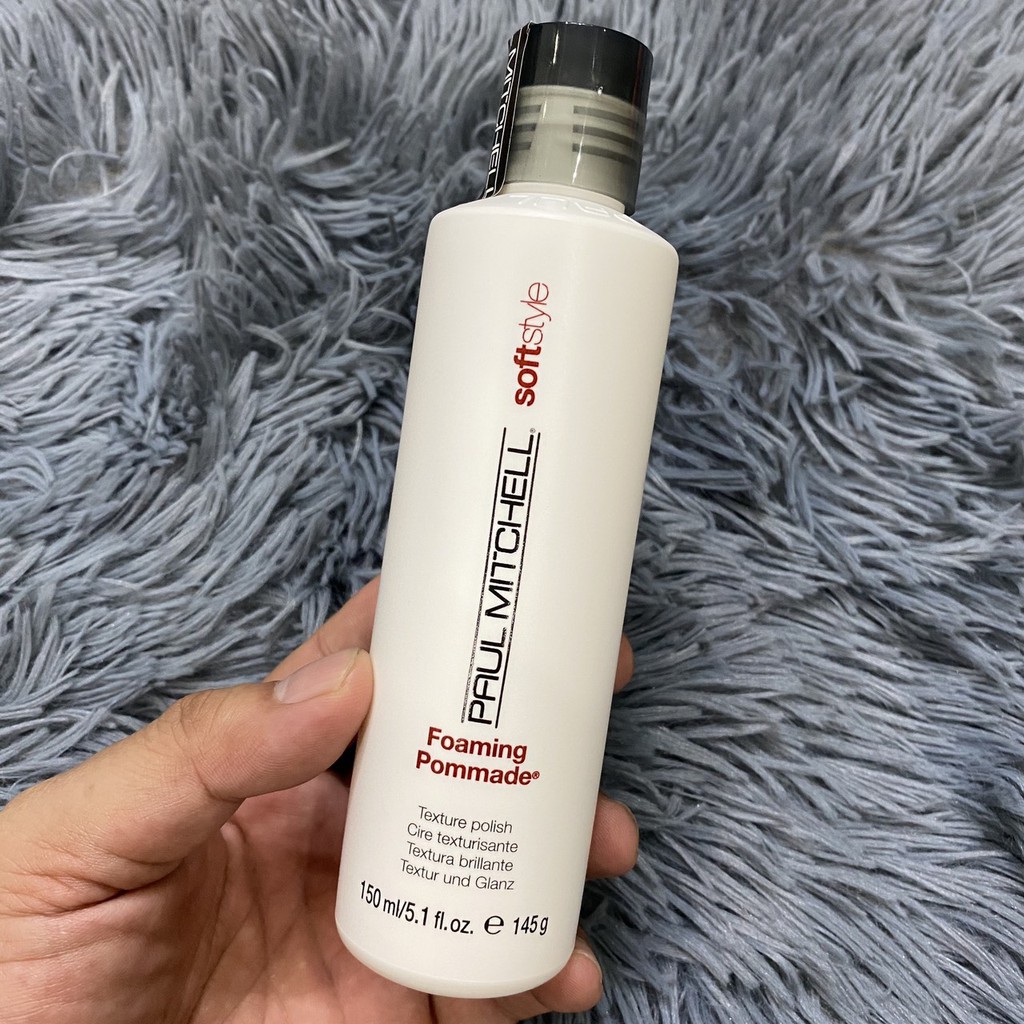 Gel tạo kiểu cho tóc ngắn nữ và nam Foaming Pommade Paul Mitchell 150ml