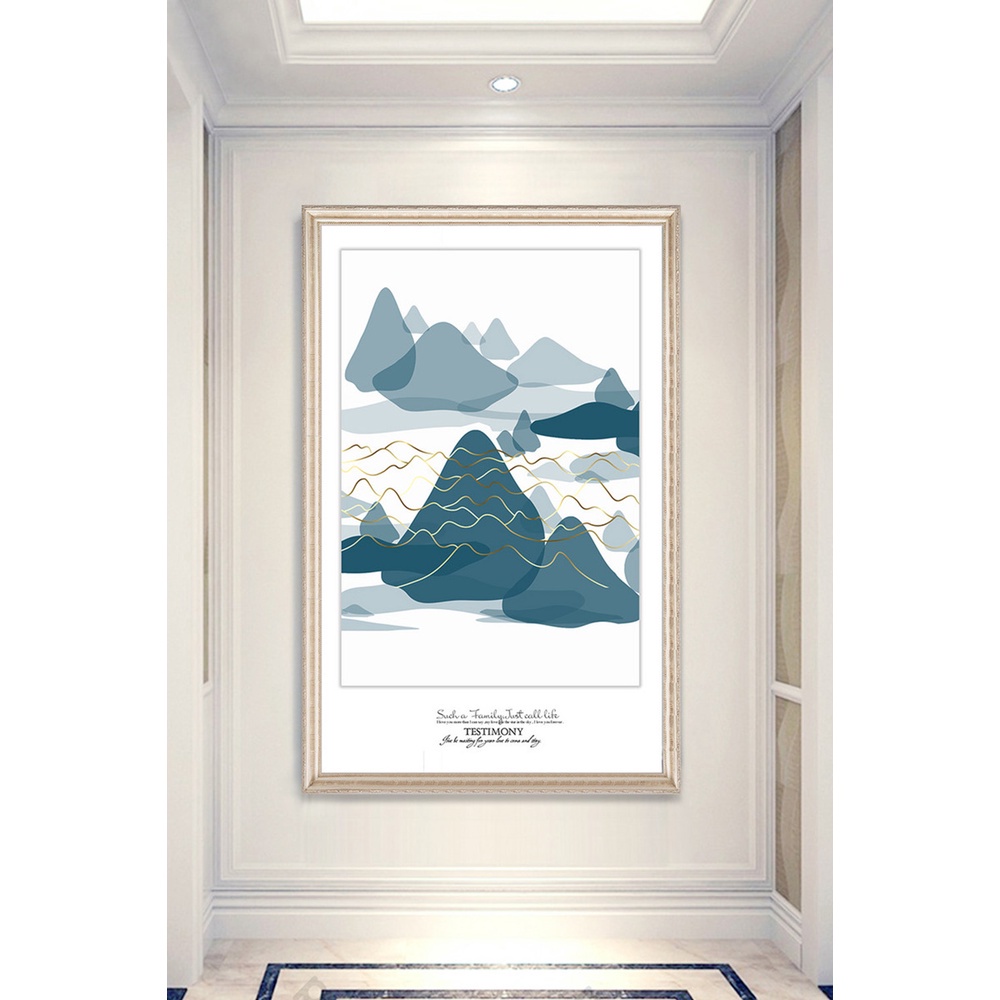 In hình ép gỗ Laminate TRANH HÀNH LANG HIỆN ĐẠI - Mẫu 19 (50x75, 60x90, 70x110). In ảnh theo yêu cầu
