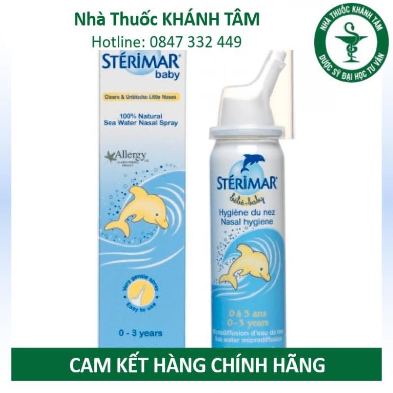 ! Sterimar Nose Hygiene - Dung dịch xịt mũi hằng ngày đẳng trương [sterima, xịt mũi cá heo, nước rửa mũi) ! !