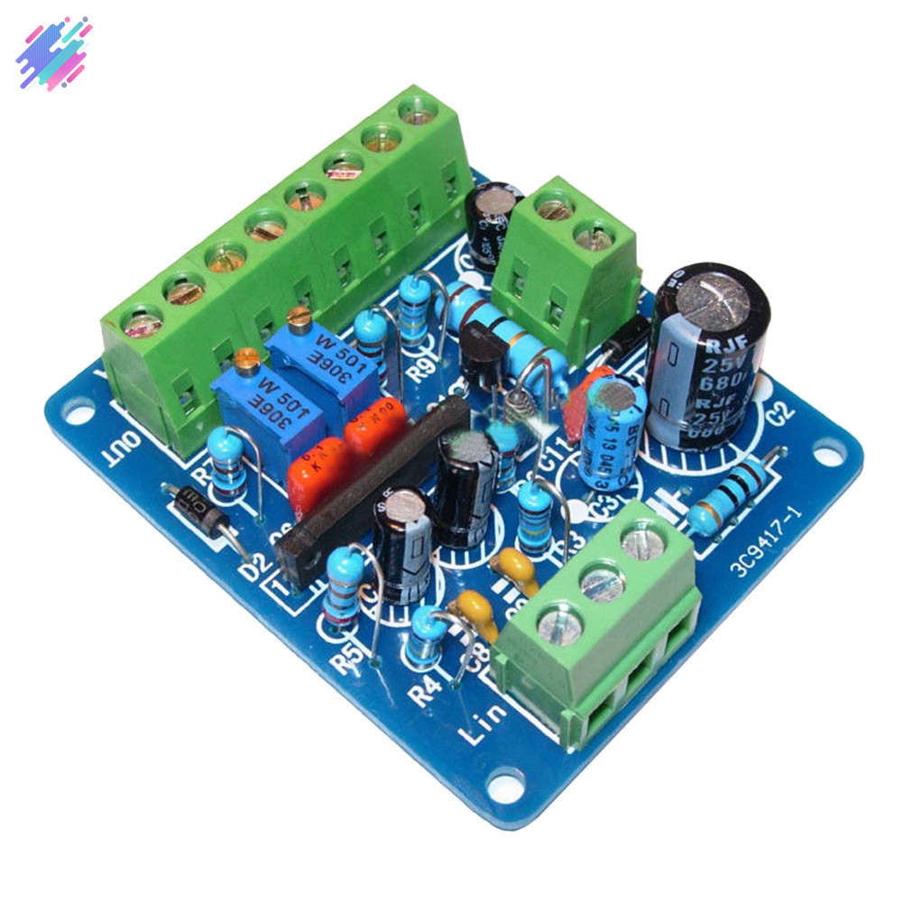 Mô-đun truyền động khuếch đại năng suất âm thanh mạch điều khiển VU DC 12V