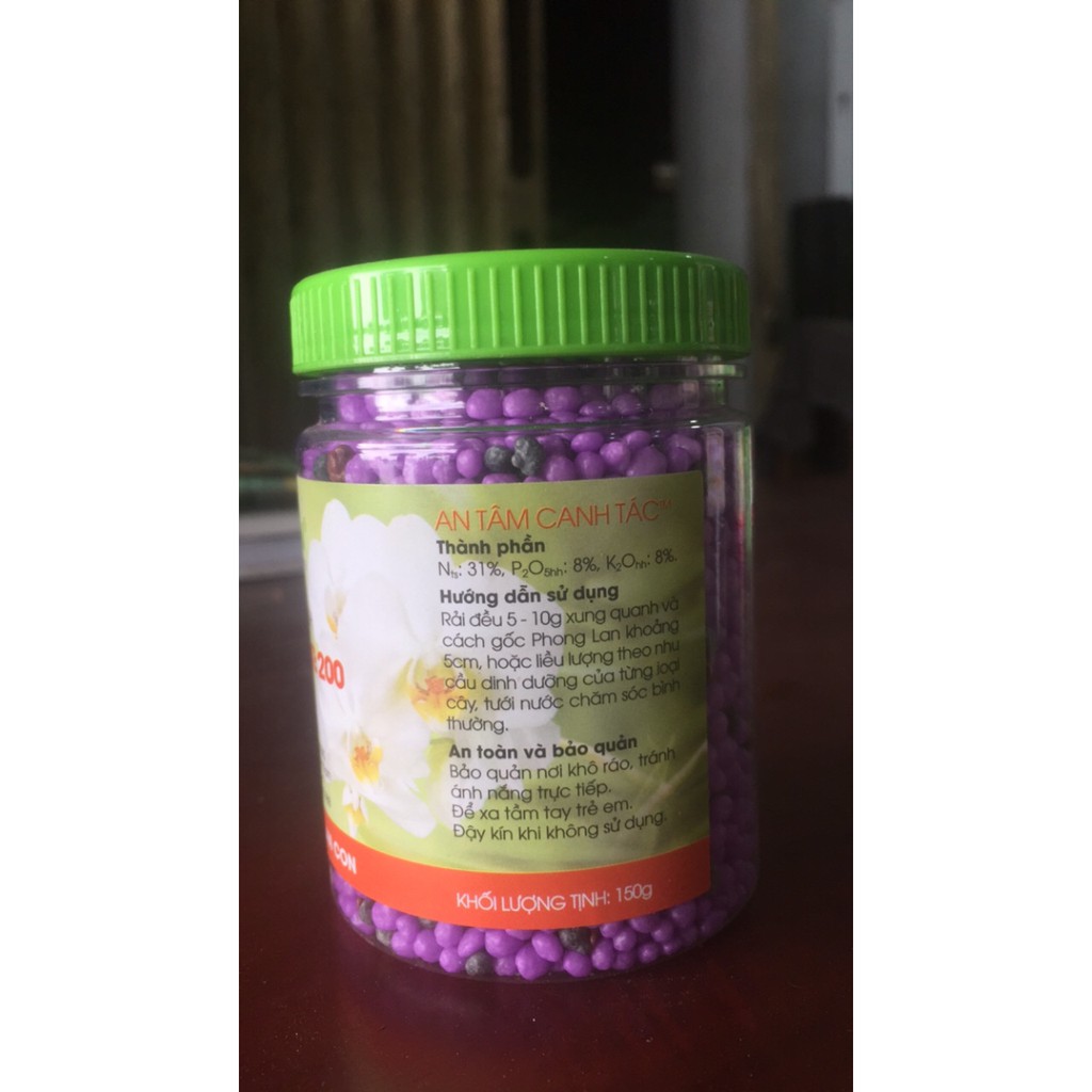 Phân Bón Rynan 200(150gr) Thông Minh Tan Chậm Flowermate Chuyên Dùng Cho Lan Con Lúc Mọc Mầm Duy Trì Dưỡng Chất 120 Ngày