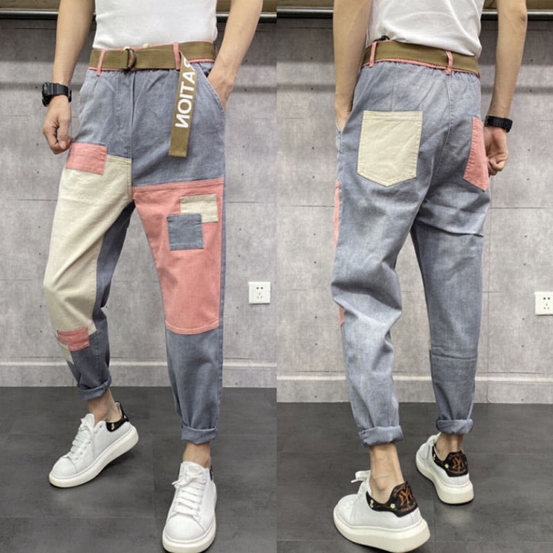 Quần Jean Dài Dáng Rộng Thời Trang Mùa Hè Thu Đông Trẻ Trung Dành Cho Nam