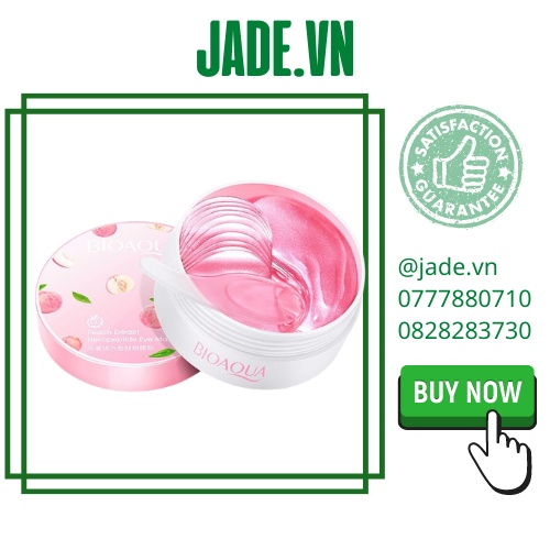 Hộp Mặt Nạ Mắt Đào Bioaqua Eyemask hydrating moisturizing - Giảm Thâm Dưỡng Mắt Chống Lão Hóa Jade.vn